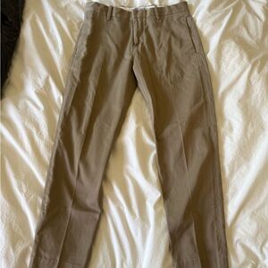 Acne Men’s Dress Pants in Olive Brown
